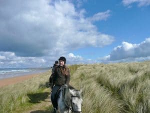 DELS horses in dunes